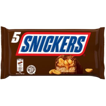 Шоколадные батончики Snickers 5 шт/уп