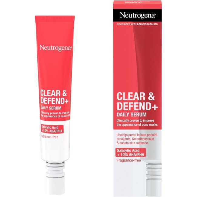 Сыворотка для лица Neutrogena Clear&Defend+ Daily Serum 30 мл Сыворотка для лица Neutrogena Clear&Defend+ Daily Serum 30 мл