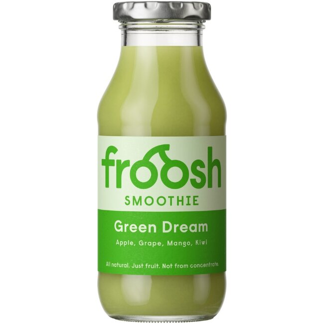 Смузи Froosh Green Dream 250 мл, яблоко, виноград, манго, киви Смузи Froosh Green Dream 250 мл, яблоко, виноград, манго, киви