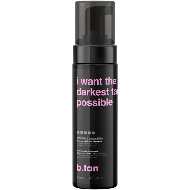 Автозагарный мусс B Tan I Want The Darkest Tan Possible
