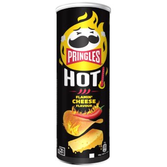 Чипсы Pringles Hot Flamin' Cheese 160 гр Чипсы Pringles Hot Flamin' Cheese 160 гр