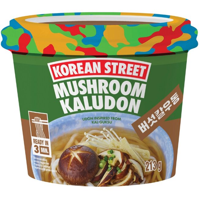 Лапша с грибами Korean Street Kaludon 213 гр