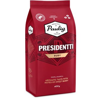Кофе в зернах Paulig Presidentti Ruby 400 гр