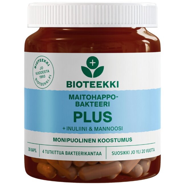 Пробиотики Bioteekki Maitohappobakteeri Plus 30 капсул