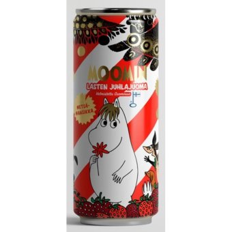 Лимонад Moomin клубника 0,25 л ж/б