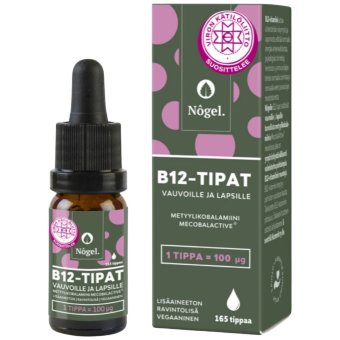 Капли витамина B12 для младенцев и детей метилкобаламин 100 мкг Nogel 10 мл Капли витамина B12 для младенцев и детей метилкобаламин 100 мкг Nogel 10 мл