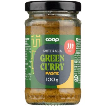 Зелёная паста карри Coop 100 гр