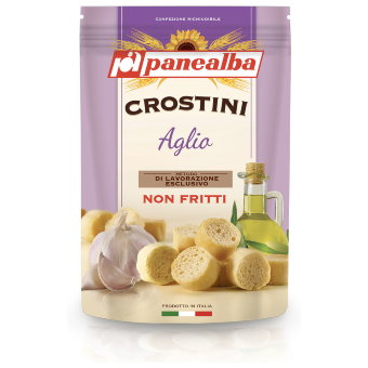 Итальянские чесночные гренки Panealba 100 гр Итальянские чесночные гренки Panealba 100 гр