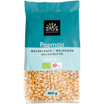 Кукуруза органическая для попкорна Urtekram 400 г Кукуруза органическая для попкорна Urtekram 400 г