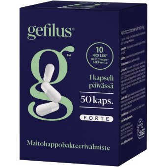 Капсулы Gefilus Forte с пробиотиками 50 капсул пищевая добавка