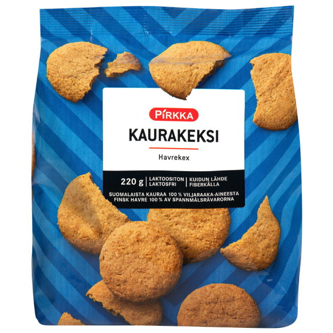 Овсяное печенье Pirkka 220 гр Овсяное печенье Pirkka 220 гр