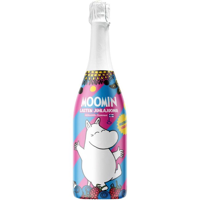 Игристый праздничный напиток MOOMIN с черникой и малиной 75 кл