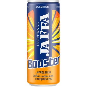 Безсахарный энергетический напиток Jaffa Booster апельсин 0,33 л