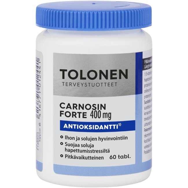 Карнозин Carnosin Forte 400 mg пищевая добавка 60 таблеток Tolonen