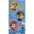 Детское банное полотенце Paw Patrol 70x140 см синее
