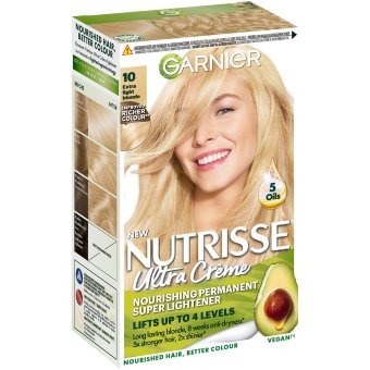 Крем-краска для волос Garnier Nutrisse Ultra Creme 10.0 очень светлый блондин Крем-краска для волос Garnier Nutrisse Ultra Creme 10.0 очень светлый блондин