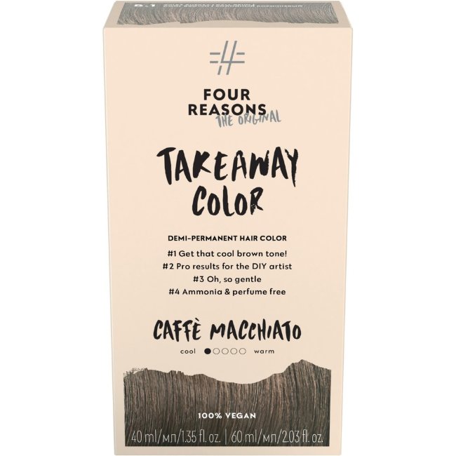Долгоиграющая крем-краска Four Reasons Original Takeaway Color 5.1 Caffè Macchiato Долгоиграющая крем-краска Four Reasons Original Takeaway Color 5.1 Caffè Macchiato