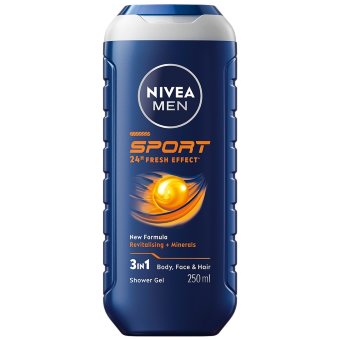 Гель для душа Nivea Sport Men 250 мл Гель для душа Nivea Sport Men 250 мл