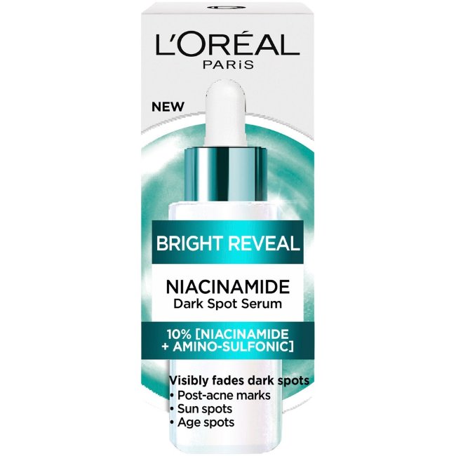 Сыворотка для лица L'Oréal Paris Bright Reveal Niacinamide против темных пятен 30 мл Сыворотка для лица L'Oréal Paris Bright Reveal Niacinamide против темных пятен 30 мл