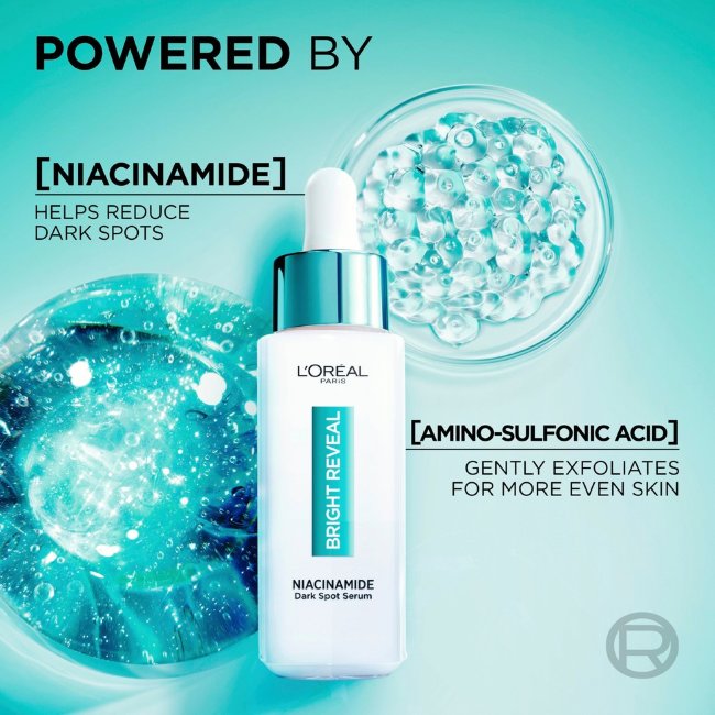 Сыворотка для лица L'Oréal Paris Bright Reveal Niacinamide против темных пятен 30 мл Сыворотка для лица L'Oréal Paris Bright Reveal Niacinamide против темных пятен 30 мл