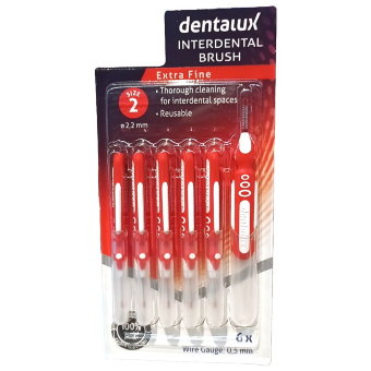 Щетки для очистки зубов Dentalux 2,2 мм (6 шт)
