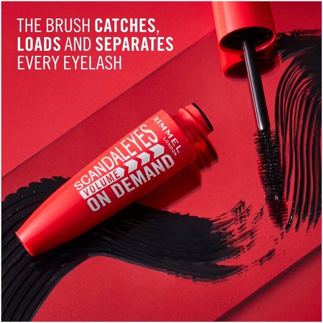 Тушь для ресниц Rimmel Scandaleyes Volume On Demand 12 мл, 001 Black