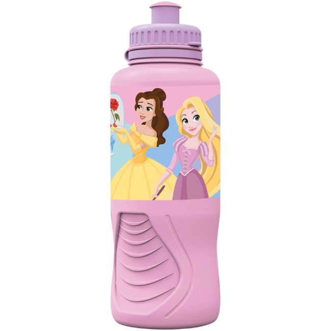 Бутылка пластиковая спортивная эргономичная Disney Princesses 4 дл