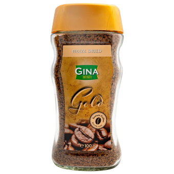 Кофе растворимый Gina Gold 100 гр Кофе растворимый Gina Gold 100 гр