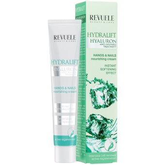 Питательный крем для рук и ногтей Revuele Hydralift с гиалуроновой кислотой 50 мл Питательный крем для рук и ногтей Revuele Hydralift с гиалуроновой кислотой 50 мл