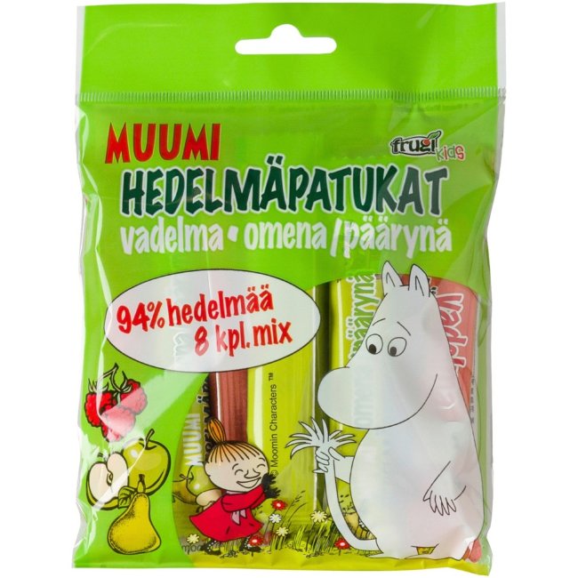 Фруктовые батончики Muumi-Tuotteet малина яблоко груша 120 г