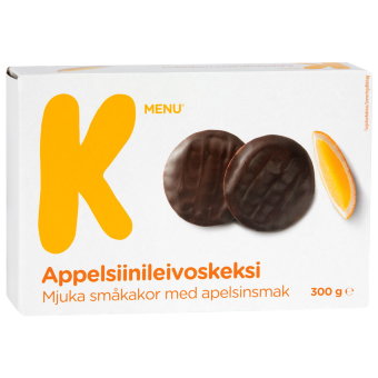 Печенье K-menu (апельсин) 300 гр Печенье K-menu (апельсин) 300 гр