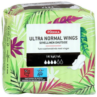 Прокладки гигиенические Pirkka 14 шт Прокладки гигиенические Pirkka 14 шт