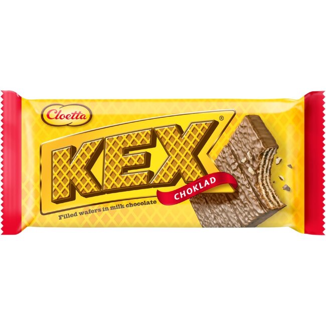 Вафельный батончик в молочном шоколаде Cloetta Kexchoklad 60 гр Вафельный батончик в молочном шоколаде Cloetta Kexchoklad 60 гр