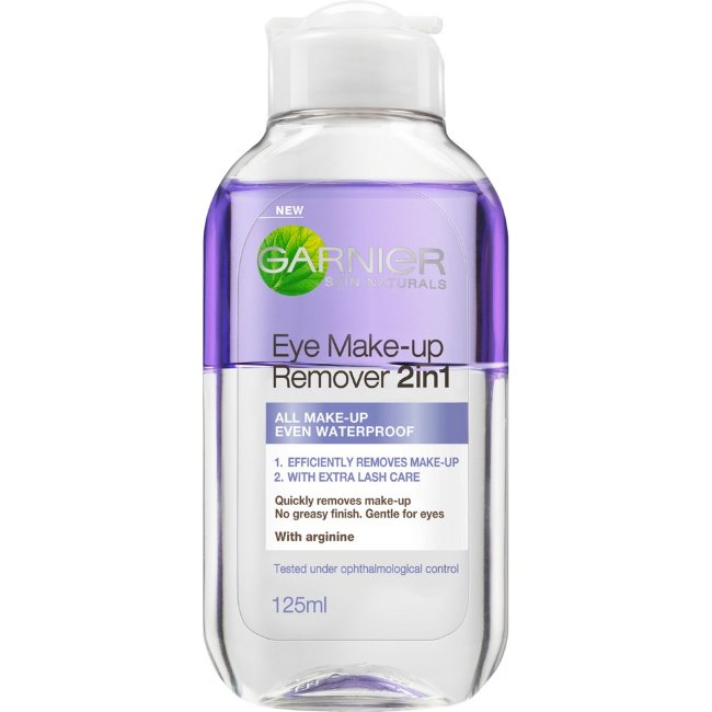 Лосьон для снятия макияжа с глаз Garnier Skin Active  2in1 125 мл