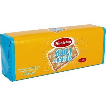 Соленое печенье Kantolan Suola Cracker 150 гр Соленое печенье Kantolan Suola Cracker 150 гр