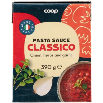 Паста соус classico Coop 390 гр Паста соус classico Coop 390 гр