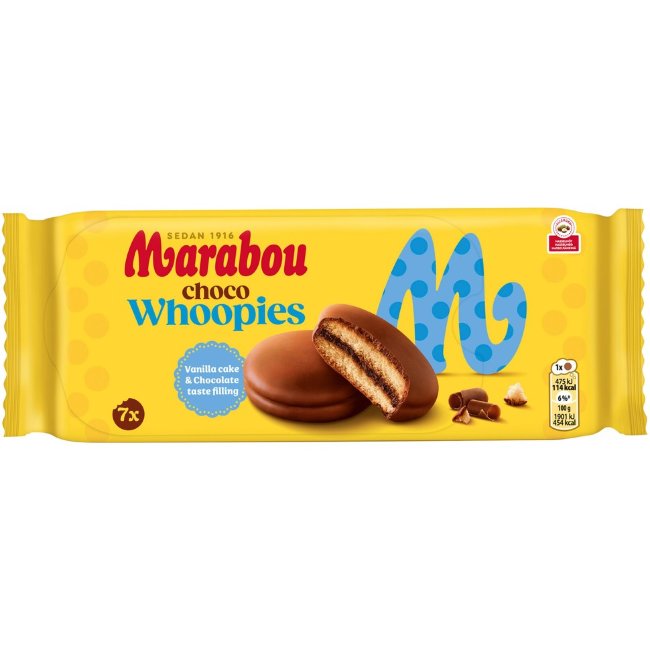 Печенье с шоколадной начинкой Marabou Choco Whoopies 175 гр