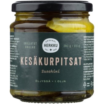 Жареные кабачки Herkku 280/170 гр