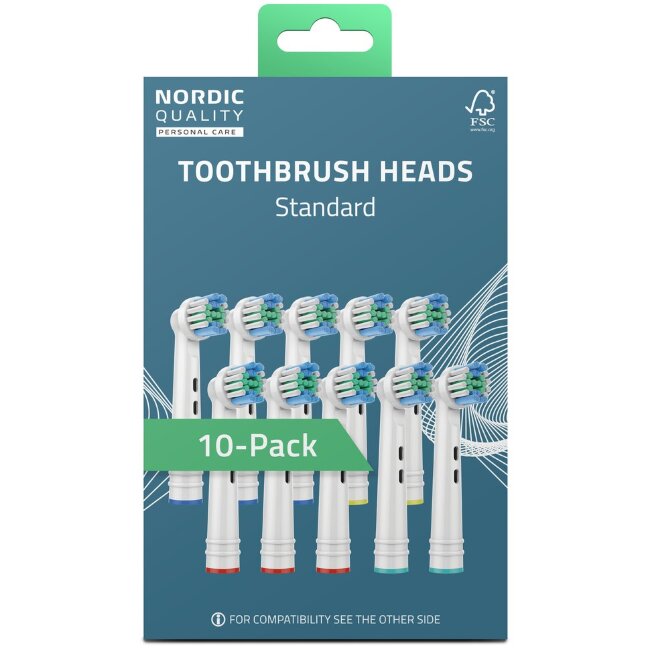 Комплект из 10 сменных насадок Nordic Quality Standard Комплект из 10 сменных насадок Nordic Quality Standard