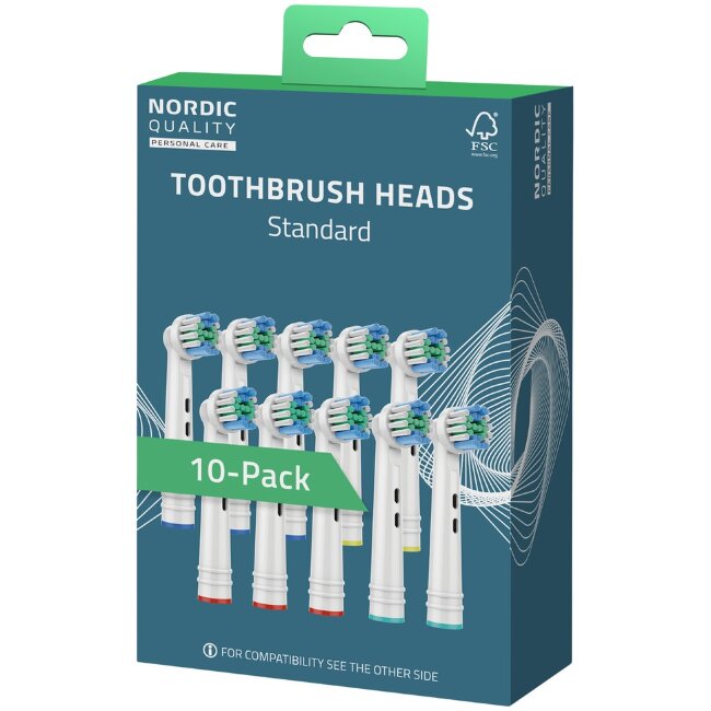 Комплект из 10 сменных насадок Nordic Quality Standard Комплект из 10 сменных насадок Nordic Quality Standard