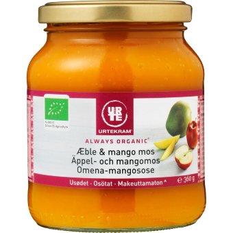 Варенье-пюре органическое Urtekram яблоко, манго 360 гр Варенье-пюре органическое Urtekram яблоко, манго 360 гр