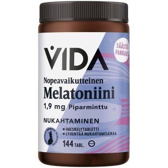 Пищевая добавка Vida мелатонин 1,9 мг быстрорастворимый 144 табл 32 гр Пищевая добавка Vida мелатонин 1,9 мг быстрорастворимый 144 табл 32 гр