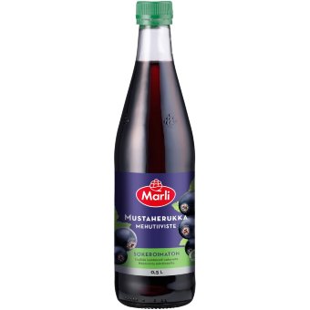 Несладкий концентрат сока черной смородины Marli 500 мл Несладкий концентрат сока черной смородины Marli 500 мл