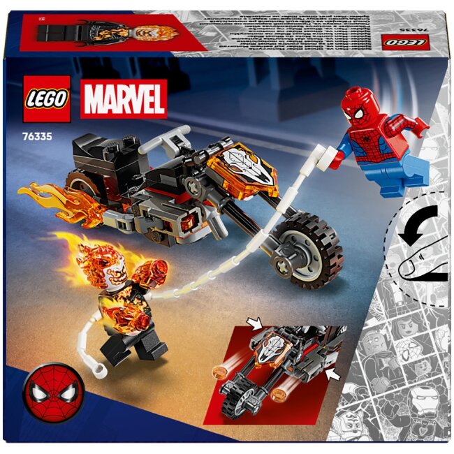 Конструктор LEGO® Super Heroes Marvel 76335 Человек-паук против мотоцикла Призрачного гонщика