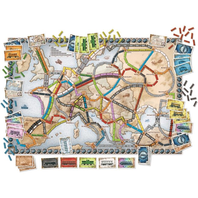 Настольная игра Ticket to Ride Europe Настольная игра Ticket to Ride Europe