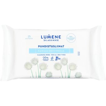 Салфетки для снятия макияжа Lumene KLASSIKKO для всех типов кожи 25 шт Салфетки для снятия макияжа Lumene KLASSIKKO для всех типов кожи 25 шт