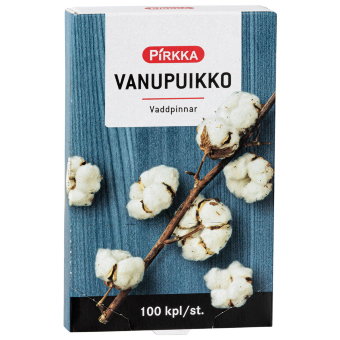 Ватные палочки Pirkka 100 шт Ватные палочки Pirkka 100 шт