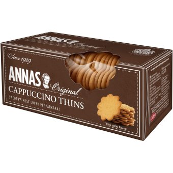 Имбирное печенье с капучино Annas 150 гр Имбирное печенье с капучино Annas 150 гр