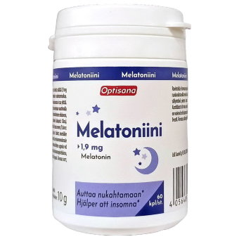 Мелатонин для сна OPTISANA MELATONIINI 1,9мг 60 таб Мелатонин для сна OPTISANA MELATONIINI 1,9мг 60 таб