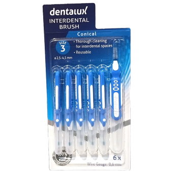 Щетки для очистки зубов Dentalux 2,5 до 4,5 мм (6 шт)